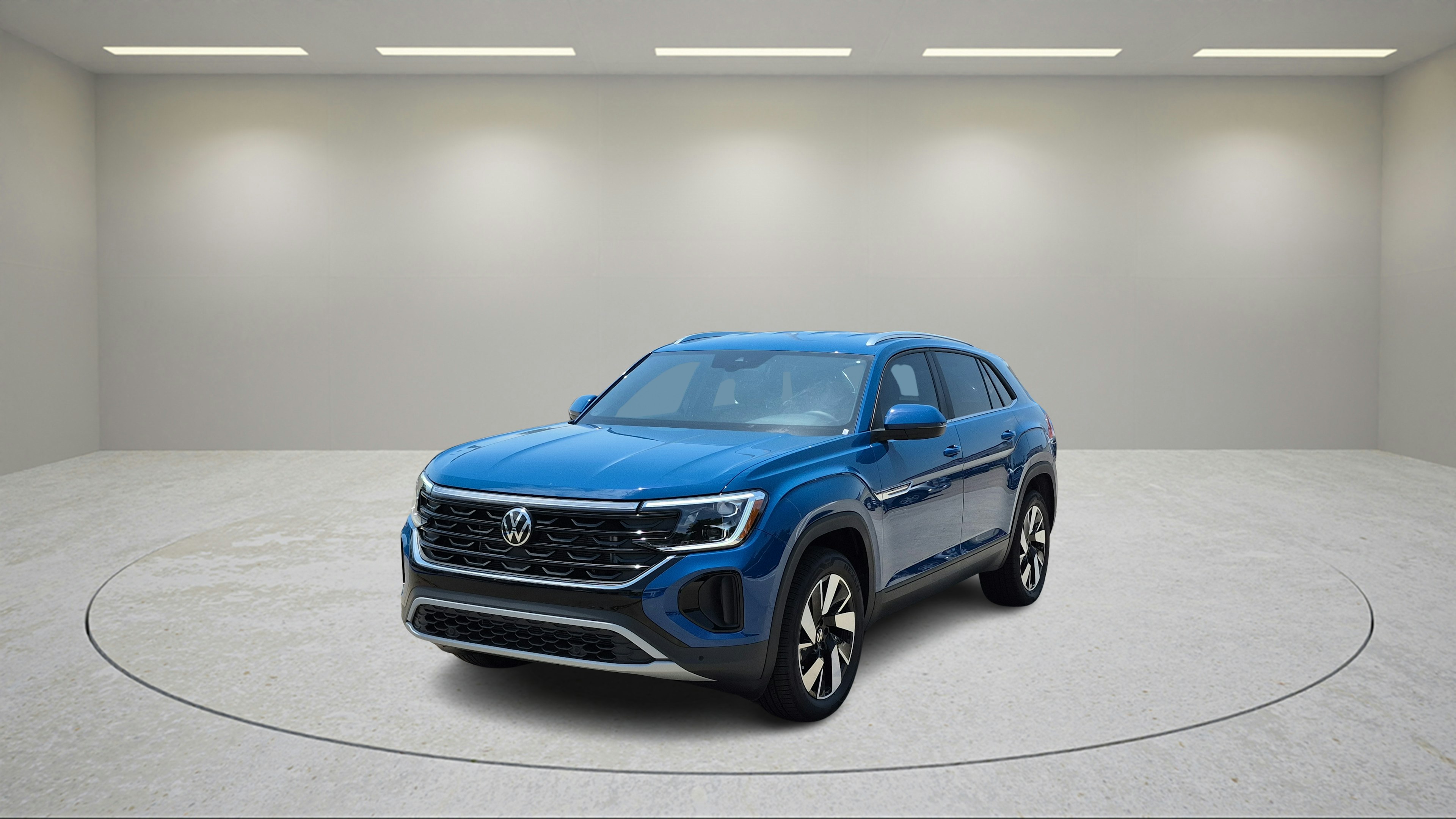 New Blue 2025 Volkswagen Atlas Cross Sport 2.0T SE w/Technology