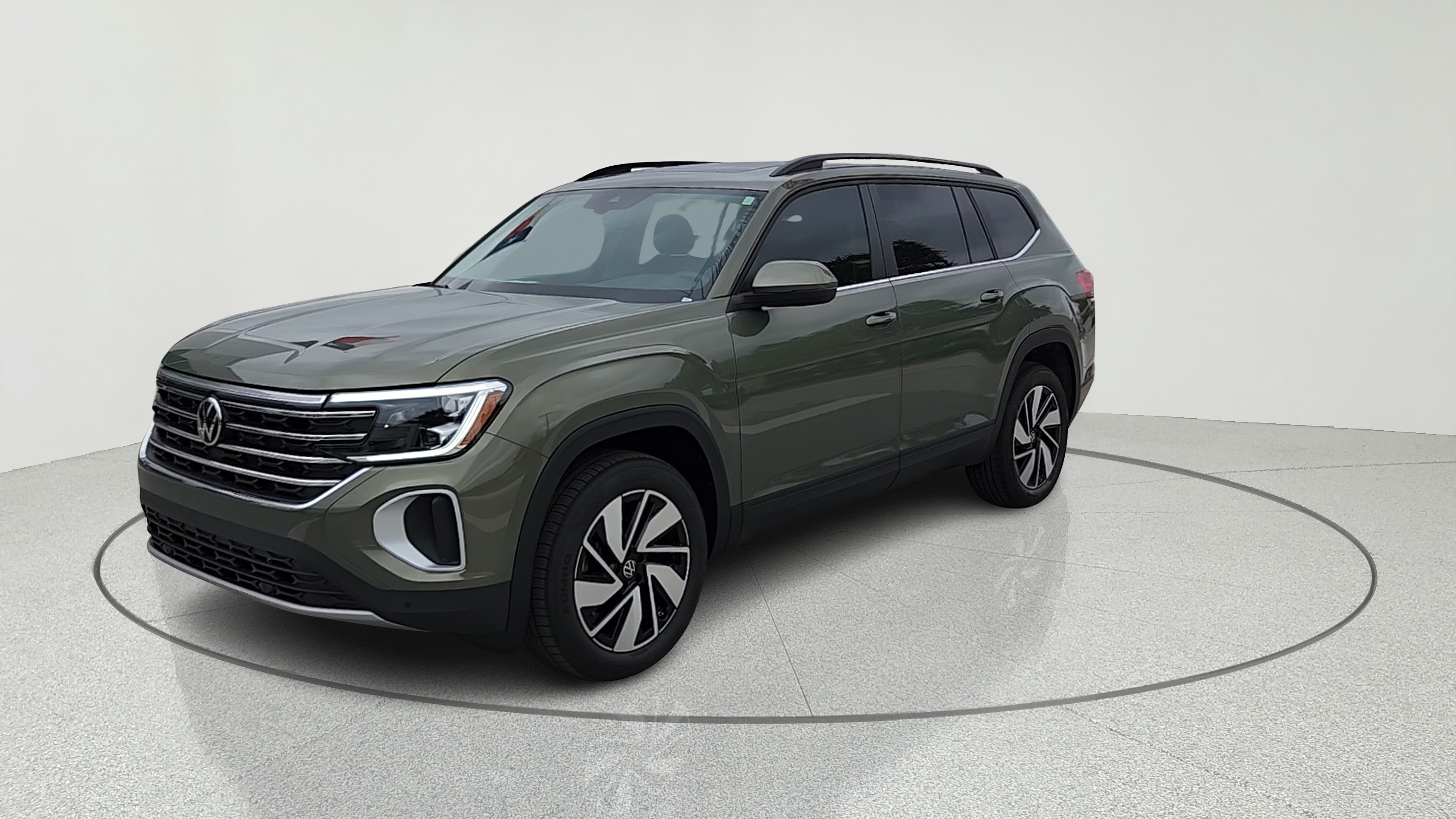 New Avocado Green Pearl 2026 Volkswagen Atlas 2.0T SE w/Technology